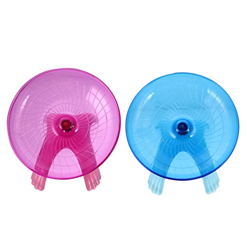 HOMOBABE 2 Stück Laufrad für Hamster Haustier Hamster-Jogging- groß Hamster hamsterspielzeug Laufendes für Haustiere Laufrad für Haustiere Plastik von HOMOBABE