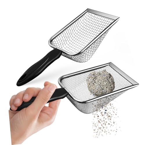 HOMOBABE 2 Stück Schaufel für Katzenstreu Katzenstreu-Netzschaufel Sandschaufel Mesh-Streuschaufel Verklumpung Chat Sichtung Wurfsieb Katzenstreuschaufel Metallstreu Scoop Rostfreier HOMOBABE 2 Stück Schaufel für Katzenstreu Katzenstreu-Netzschaufel Sandschaufel Mesh-Streuschaufel Verklumpung Chat Sichtung Wurfsieb Katzenstreuschaufel Metallstreu Scoop Rostfreier von HOMOBABE