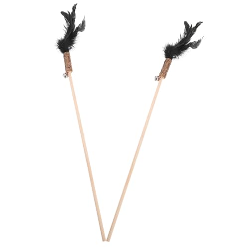 HOMOBABE 2 Stück Interaktive Katzenangel mit Federn und Katzenminze für Hauskatzen Spielzeug zur Aktivität und Bindung Tragbarer Katzenstäbe aus Holz Lustiges Katzenspielzeug für Drinnen HOMOBABE 2 Stück Interaktive Katzenangel mit Federn und Katzenminze für Hauskatzen Spielzeug zur Aktivität und Bindung Tragbarer Katzenstäbe aus Holz Lustiges Katzenspielzeug für Drinnen von HOMOBABE