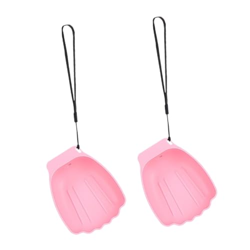 HOMOBABE 2 Stück Trinkbrunnen für Haustiere Haustier-Wasserflasche Hundetrinkflasche Tragbarer Wassernapf für Haustiere Wasserschale rostfrei Wasser Trinkschale Hund wassernapf Plastik Rosa von HOMOBABE
