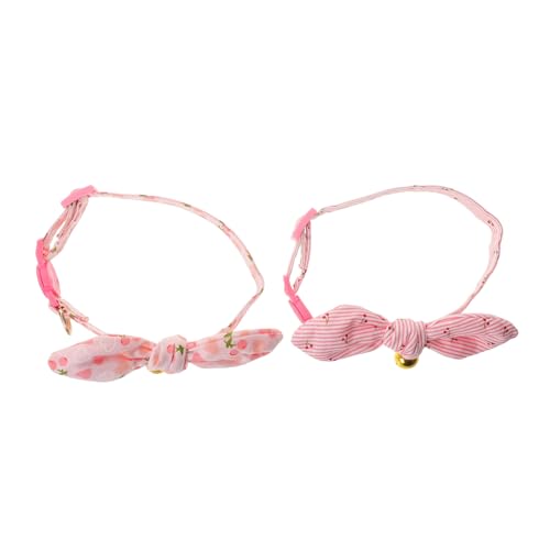 HOMOBABE 2stücke Welpenhalsband Mit Verstellbarem Halsband Blumenanhänger Und Sicherheitsglocke Geeignet Für Kleine Hunde Und Kätzchen Zum Valentinstag Und Geburtstag von HOMOBABE
