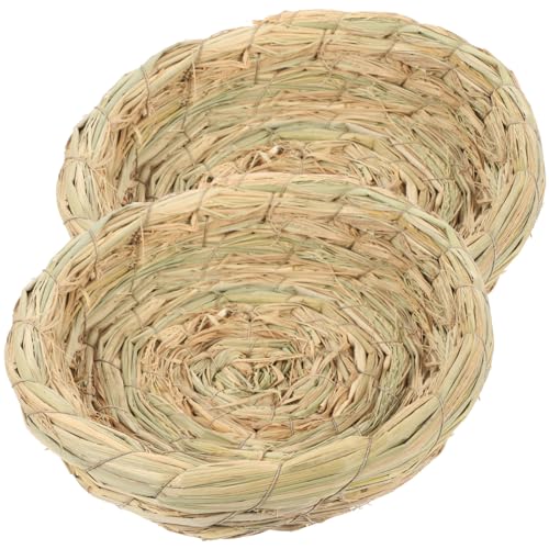 HOMOBABE 2 Stück Vogel Nest Nest Bowl Käfig Gewebte Material Nester Zucht Hamsterbettwäsche Vogelnest aus geflochtenem Stroh geflochtenes Strohnest Vogelnest gewebt HOMOBABE 2 Stück Vogel Nest Nest Bowl Käfig Gewebte Material Nester Zucht Hamsterbettwäsche Vogelnest aus geflochtenem Stroh geflochtenes Strohnest Vogelnest gewebt von HOMOBABE