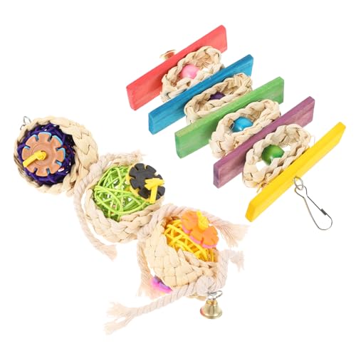 HOMOBABE 2 Stück Vogel Papagei zur Vogelsuche Haustier beissen Nahrungssuche vogelgitter vogelkäfig zubehör Bird Toys beißen Vogel hängendes Rattan HOMOBABE 2 Stück Vogel Papagei zur Vogelsuche Haustier beissen Nahrungssuche vogelgitter vogelkäfig zubehör Bird Toys beißen Vogel hängendes Rattan von HOMOBABE