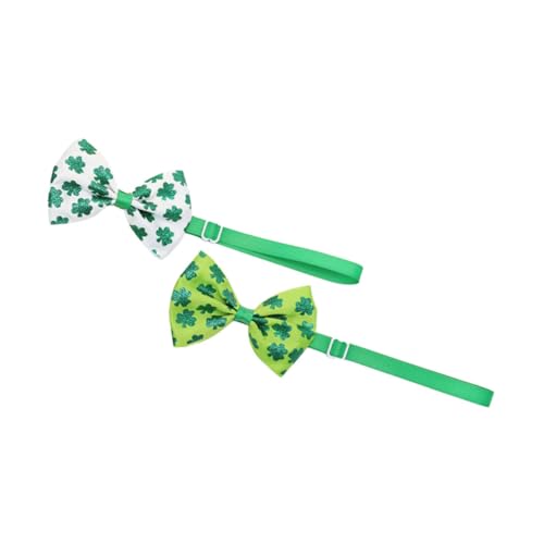 HOMOBABE 2 Stücke Kleeblatt-Fliege Hundekostüm für St Patrick Tutu Patricks Bögen schlüpfeier geburtstagstonie kostüm dekorative Haustierfliege Hund Fliege Schleife HOMOBABE 2 Stücke Kleeblatt-Fliege Hundekostüm für St Patrick Tutu Patricks Bögen schlüpfeier geburtstagstonie kostüm dekorative Haustierfliege Hund Fliege Schleife von HOMOBABE