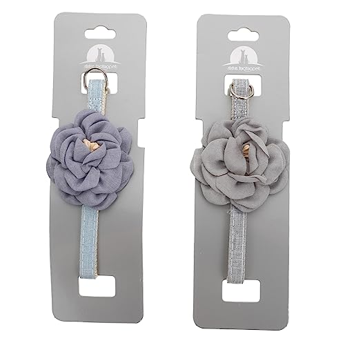 HOMOBABE 2Stücke Katzen Blumenkragen aus Verstellbar und Atmungsaktiv für Kätzchen und Katzen für Haustierparks und Partys HOMOBABE 2Stücke Katzen Blumenkragen aus Verstellbar und Atmungsaktiv für Kätzchen und Katzen für Haustierparks und Partys von HOMOBABE
