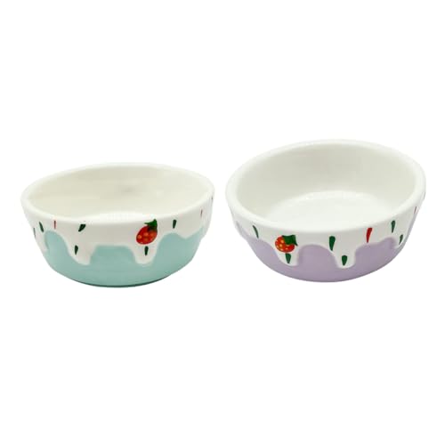 HOMOBABE 2Stücke Keramische Haustierschalen für Hamster und Kleine Platzsparend zu Reinigen für Futter und Wasser HOMOBABE 2Stücke Keramische Haustierschalen für Hamster und Kleine Platzsparend zu Reinigen für Futter und Wasser von HOMOBABE