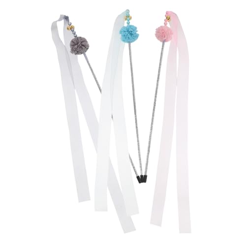 HOMOBABE 3 Stück Katzen-Teaser Anregend Interaktive Katze Kräuseln Stange Drinnen Rosa Für Kätzchen Neckender Zauberstab Cat Toy Stick Lustiger Katzenstock Plastik HOMOBABE 3 Stück Katzen-Teaser Anregend Interaktive Katze Kräuseln Stange Drinnen Rosa Für Kätzchen Neckender Zauberstab Cat Toy Stick Lustiger Katzenstock Plastik von HOMOBABE