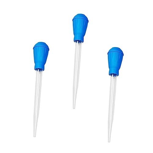 HOMOBABE 3 Stück Tropfer reinigungswerkzeuge Cleaning Tools Aquarien Reinigung Aquarium Wasserwechsel Aquarium Zubehör Fisch aufgewertet KOT-Entferner Siphon für Aquarienkot Plastik Blue von HOMOBABE