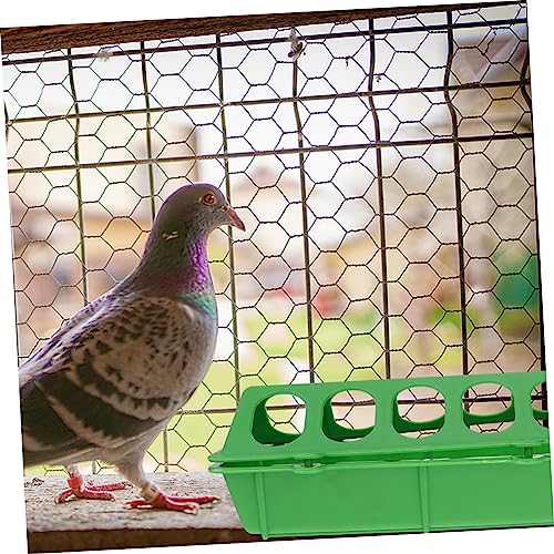 HOMOBABE 3stücke Poultry Feeder Für Papageien Und Tauben Futterstation Mit Anti-verschüttungsdesign Zufällige Farben Lebensmittelverschwendung von HOMOBABE