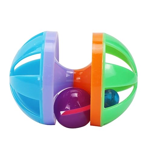 HOMOBABE 4 Stück Ballspielzeug Für Katzen Drinnen Katzenspielzeug Zur Bereicherung Interaktive Katze Glockenballspielzeug Für Haustiere Pet-Ball- Für Katzengellen HOMOBABE 4 Stück Ballspielzeug Für Katzen Drinnen Katzenspielzeug Zur Bereicherung Interaktive Katze Glockenballspielzeug Für Haustiere Pet-Ball- Für Katzengellen von HOMOBABE