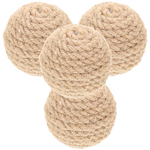 HOMOBABE 4 Stück Catnip Cat Kratzball Katze kratzt Katzentunnel drinnen Katzenkratzer interaktives katzenspielzeug Interactive cat Toy Katze Kratzbälle Kratzball für Katze Jute Brown HOMOBABE 4 Stück Catnip Cat Kratzball Katze kratzt Katzentunnel drinnen Katzenkratzer interaktives katzenspielzeug Interactive cat Toy Katze Kratzbälle Kratzball für Katze Jute Brown von HOMOBABE