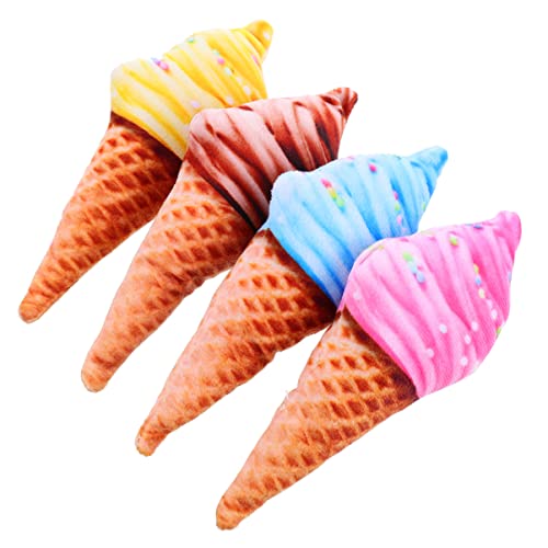 HOMOBABE 4 Stück Haustier Zähne zahnärztlich drinnen Eiscreme Nips für katzenspielzeug chew Toy Haustierspielzeug Plüsch-Katzenminze- Plüsch-Katzenminze-Quietschspielzeug HOMOBABE 4 Stück Haustier Zähne zahnärztlich drinnen Eiscreme Nips für katzenspielzeug chew Toy Haustierspielzeug Plüsch-Katzenminze- Plüsch-Katzenminze-Quietschspielzeug von HOMOBABE