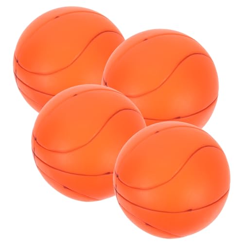 HOMOBABE 4 Stück Hundespielzeugball Hund Aggressive Kauer Welpen Kauen Basketball Quietschende Hundespielzeugbälle Hundebissspielzeug Für Haustiere Orange Gummi HOMOBABE 4 Stück Hundespielzeugball Hund Aggressive Kauer Welpen Kauen Basketball Quietschende Hundespielzeugbälle Hundebissspielzeug Für Haustiere Orange Gummi von HOMOBABE