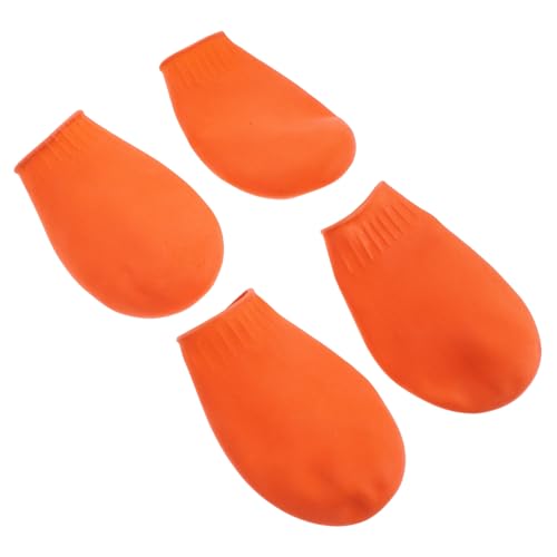 HOMOBABE 4 Stück Hundestiefel Hunde Regenschuhe wasserdichte hundeschuhe Pfote Stiefeletten Datei Dog Shoes Hundeschuhe für draußen Hundeschuhe für Sand Stiefel für Hunde Schuhe für Hunde von HOMOBABE