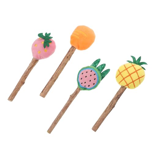 HOMOBABE 4 Stück Interaktives Katzenspielzeug Teiliges Obst Design Kratzfest Fördert Spiel und Bewegung für Wohnungskatzen Stärkt die Bindung zwischen HOMOBABE 4 Stück Interaktives Katzenspielzeug Teiliges Obst Design Kratzfest Fördert Spiel und Bewegung für Wohnungskatzen Stärkt die Bindung zwischen von HOMOBABE