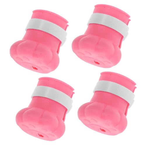 HOMOBABE 4 Stück Katzenfüße Kratzen Haustier Kratzer Katzenschuhe Katzenschuhüberzug Katzenstiefel für die Fellpflege Kätzchenschuhe Pet Cat Stiefel Katzenstiefel für Katzen Kieselgel Rosa HOMOBABE 4 Stück Katzenfüße Kratzen Haustier Kratzer Katzenschuhe Katzenschuhüberzug Katzenstiefel für die Fellpflege Kätzchenschuhe Pet Cat Stiefel Katzenstiefel für Katzen Kieselgel Rosa von HOMOBABE