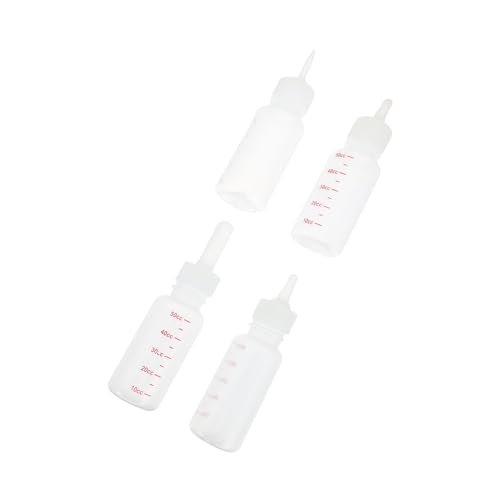 HOMOBABE 4 Stück PET-Flasche Katze fütterung Flasche Kaninchenwasserflasche Abs Hundefuttermittel Bausatz pet Flaschen pet Supplies Futtermittel für Haustiere Hundeflaschen Kieselgel von HOMOBABE