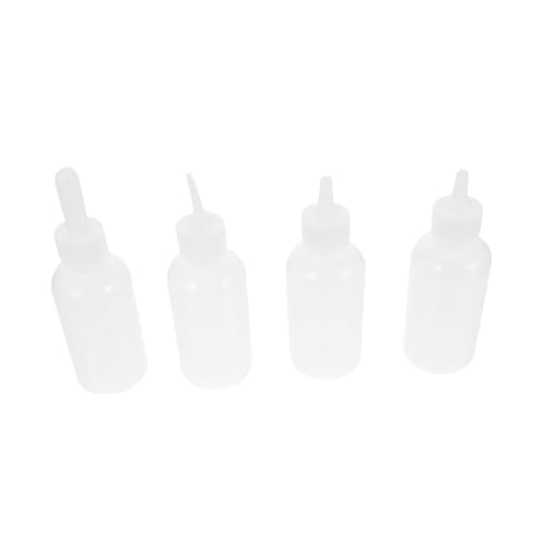 HOMOBABE 4 Stück Pet-Flasche Pflege Formel Milch Fütterung Futterspender Säuglinge Klein Neugeborenes Neugeborene Flaschen Haustier Katzenfutter Babynahrung Hundeflaschen Kieselgel von HOMOBABE