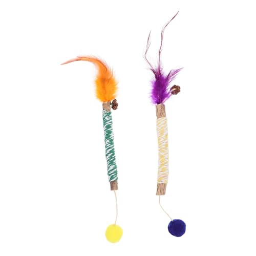 HOMOBABE 4 Stück Silbernes Rattan Stäbchen Katzenkauspielzeug Katzenleckerlis Kätzchen Beißspielzeug Anregendes Katzenspielzeug Katzenzubehör Für Hauskatzen Für Katzen Katzenbetten von HOMOBABE
