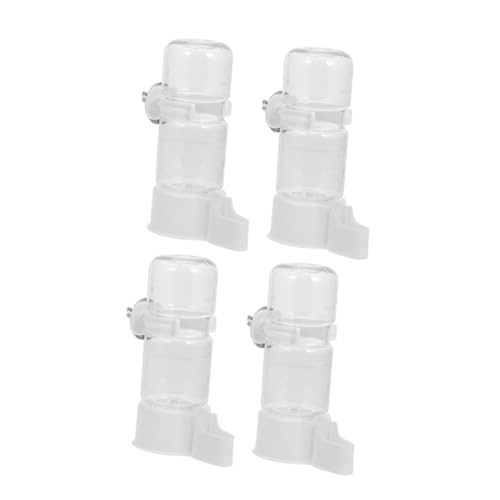 HOMOBABE 4 Stück Trinkbrunnen für Papageien Automatische Vogeltränke Vogelwasserfuttermittel für Käfig Wasserspender zum Aufhängen für Wildvögel Vogelwasserflasche für Käfig Abs Weiß HOMOBABE 4 Stück Trinkbrunnen für Papageien Automatische Vogeltränke Vogelwasserfuttermittel für Käfig Wasserspender zum Aufhängen für Wildvögel Vogelwasserflasche für Käfig Abs Weiß von HOMOBABE