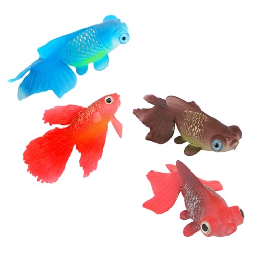 HOMOBABE 4stücke Aquarium Dekoration Realistische Silikon Fische Für Aquarien Leuchtend Im Dunkeln Für Fischbecken Und Aquariengestaltung HOMOBABE 4stücke Aquarium Dekoration Realistische Silikon Fische Für Aquarien Leuchtend Im Dunkeln Für Fischbecken Und Aquariengestaltung von HOMOBABE