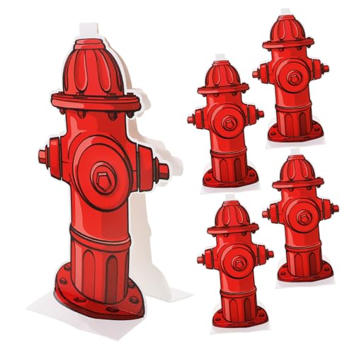 HOMOBABE 5 Blätter Stuhlauslöser Hundepinkelpfosten Hund Hydrant Papier HOMOBABE 5 Blätter Stuhlauslöser Hundepinkelpfosten Hund Hydrant Papier von HOMOBABE