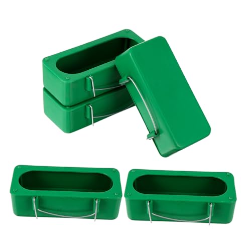 HOMOBABE 5 Stück Futterstelle Für Papageien Futterspender Fütterung Vogelhäuschen Für Tablett Füttern Behälter Haustier Trog Container Im Freien Groß Genau Green Plastik HOMOBABE 5 Stück Futterstelle Für Papageien Futterspender Fütterung Vogelhäuschen Für Tablett Füttern Behälter Haustier Trog Container Im Freien Groß Genau Green Plastik von HOMOBABE