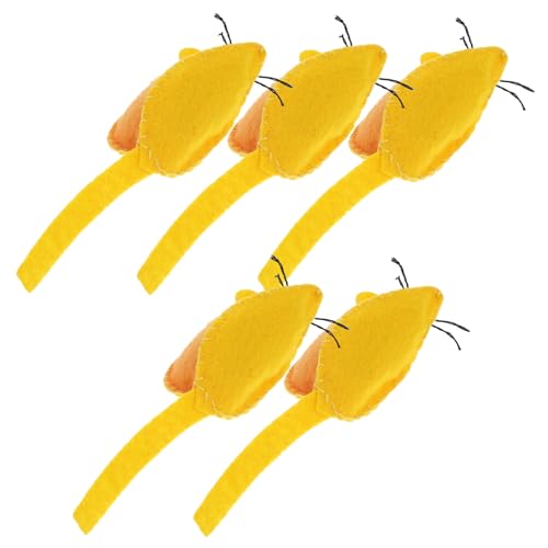 HOMOBABE 5stücke Spielmaus Für Katzen Aus Canvas Interaktives Katzenspielzeug Zum Necken Kleines Leckerli-Spielzeug Für Haushalt Verschleißfestes Mäusespielzeug Zum Kratzen Und Zerren HOMOBABE 5stücke Spielmaus Für Katzen Aus Canvas Interaktives Katzenspielzeug Zum Necken Kleines Leckerli-Spielzeug Für Haushalt Verschleißfestes Mäusespielzeug Zum Kratzen Und Zerren von HOMOBABE