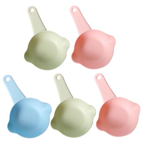 HOMOBABE 5 Stück Schaufel für Hundefutter Löffel für Hundefutter Messlöffel für Haustiere Schaufel für Tiernahrung Essen Haustierbedarf Wasserschaufel für Haustiere Dosierlöffel Plastik von HOMOBABE