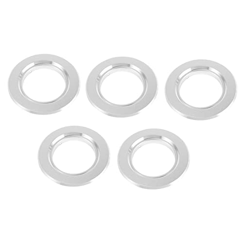HOMOBABE 5Er-Box Anti- für Zuchtbox Nistkasten Vogelzuchtbox Bird's Eye Box-Zubehör Beschützer Futterspender Nestring aus Holz für Vögel Vogelnest Anti-Biss-Ring Eisen Silver von HOMOBABE