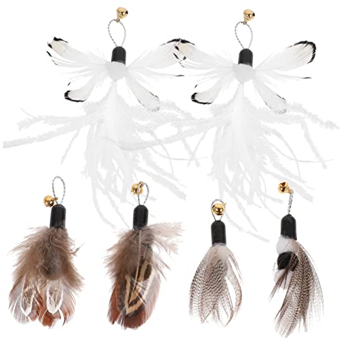 HOMOBABE 6 Stück Ersatzkopf für Katzenangel Nachfüllung Zauberstab Stöcke interaktives katzenspielzeug Interactive cat Toy Ersatz für den Katzenstab katzenspielzeug stab ersatz Plastik HOMOBABE 6 Stück Ersatzkopf für Katzenangel Nachfüllung Zauberstab Stöcke interaktives katzenspielzeug Interactive cat Toy Ersatz für den Katzenstab katzenspielzeug stab ersatz Plastik von HOMOBABE