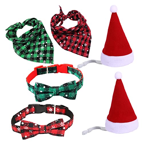 HOMOBABE 6 Stück Haustierkragenhut Halsband für Haustiere Hund Halskette verstellbares Halsband für Haustiere Haustierhut Bowknot -Haustierkragen HOMOBABE 6 Stück Haustierkragenhut Halsband für Haustiere Hund Halskette verstellbares Halsband für Haustiere Haustierhut Bowknot -Haustierkragen von HOMOBABE