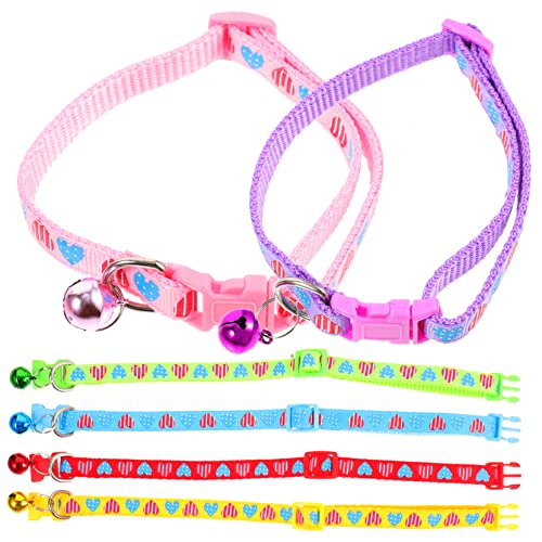 HOMOBABE 6 Stück Liebe Katzenkragen klein Körperpflege Haustiere Ausbildung Welpe Kätzchen-Kragen für Katzen Katzenhalsbänder dekoratives Kätzchenhalsband Nylon HOMOBABE 6 Stück Liebe Katzenkragen klein Körperpflege Haustiere Ausbildung Welpe Kätzchen-Kragen für Katzen Katzenhalsbänder dekoratives Kätzchenhalsband Nylon von HOMOBABE