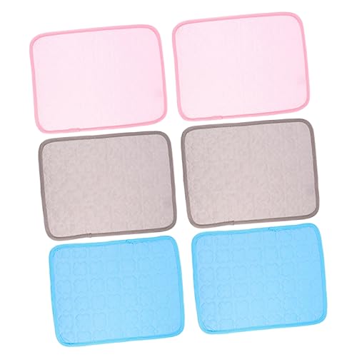 HOMOBABE 6stücke Teiliges Kühlsystem Für Kleine Haustiere Waschbare Kühlmatte Für Hamster Welpen Und Katzen Komfortable Und Sichere Pet Training Pads Für Innenbereich Für Käfige Und HOMOBABE 6stücke Teiliges Kühlsystem Für Kleine Haustiere Waschbare Kühlmatte Für Hamster Welpen Und Katzen Komfortable Und Sichere Pet Training Pads Für Innenbereich Für Käfige Und von HOMOBABE