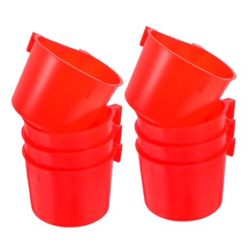 HOMOBABE 8 Stück Teiliges Hängender Futter und Wassernapf für Kleintiere Futter und Trinkschalen für Vögel Kaninchen und Hühnerstall Installieren Entfernen Rot HOMOBABE 8 Stück Teiliges Hängender Futter und Wassernapf für Kleintiere Futter und Trinkschalen für Vögel Kaninchen und Hühnerstall Installieren Entfernen Rot von HOMOBABE