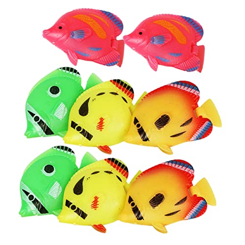 HOMOBABE 8stücke Künstliche Fische Dekoration Für Aquarium Farbiges Hängendes Fisch-Ornament Für Terrarium Natürliche Schwimmende Fische Für Fischbehälter Junge Mädchen-Spielzeug HOMOBABE 8stücke Künstliche Fische Dekoration Für Aquarium Farbiges Hängendes Fisch-Ornament Für Terrarium Natürliche Schwimmende Fische Für Fischbehälter Junge Mädchen-Spielzeug von HOMOBABE