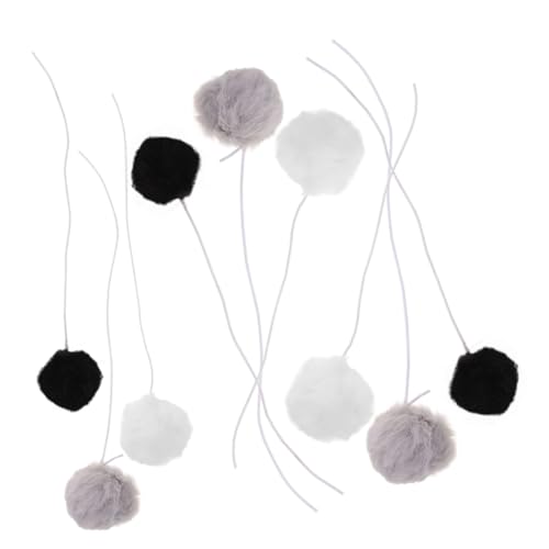 HOMOBABE 9st Katzenkratzbaum-plüschball Neckender Ball Katze Jagen Kleine Spielzeuge Innen Katze Necken Spielzeugball Interaktives Kätzchenspielzeug Elastisches Seil HOMOBABE 9st Katzenkratzbaum-plüschball Neckender Ball Katze Jagen Kleine Spielzeuge Innen Katze Necken Spielzeugball Interaktives Kätzchenspielzeug Elastisches Seil von HOMOBABE