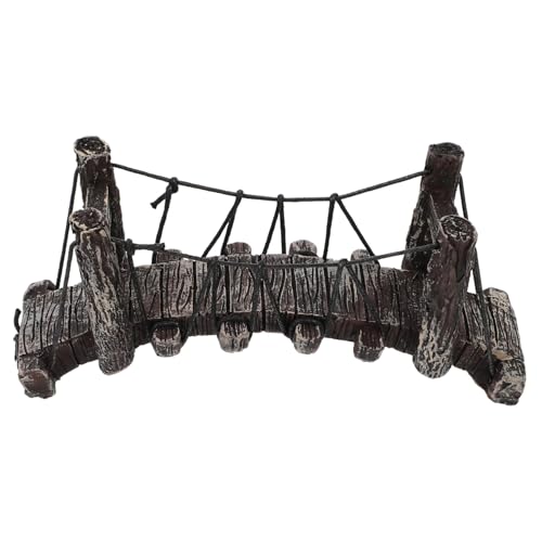 HOMOBABE Aquarium Harzbrücke für Landschaftsdekoration Ornament für Aquarien Wassersichere Brücke für Fische und Garnelen Pflegeleicht Teich HOMOBABE Aquarium Harzbrücke für Landschaftsdekoration Ornament für Aquarien Wassersichere Brücke für Fische und Garnelen Pflegeleicht Teich von HOMOBABE