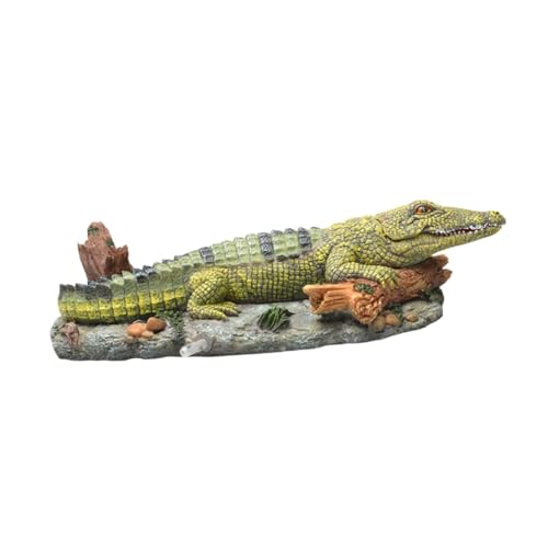 HOMOBABE Aquarium Statue Dekoratives Aquarium Zubehör für Aufblasbare Krokodilform für Aquarien und Teiche Pflegeleicht HOMOBABE Aquarium Statue Dekoratives Aquarium Zubehör für Aufblasbare Krokodilform für Aquarien und Teiche Pflegeleicht von HOMOBABE