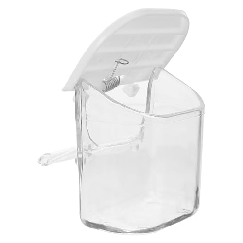 HOMOBABE Auslaufsichere Lebensmittelbox Vogel Fütterer Papageienkäfig Vogelkäfig Futterhalter hängender Futterkäfig Praktischer Futterspender für Vogelkäfige Schüssel für Vogel Plastik HOMOBABE Auslaufsichere Lebensmittelbox Vogel Fütterer Papageienkäfig Vogelkäfig Futterhalter hängender Futterkäfig Praktischer Futterspender für Vogelkäfige Schüssel für Vogel Plastik von HOMOBABE