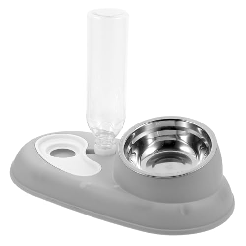 HOMOBABE Automatische Trinkschale Haustierwasserfuttermittel Futternäpfe für Katzen Hundenapf Katzennäpfe Fütterung Futtermittelschale Wasserspender für Hunde Katzenfutter Edelstahl Grau HOMOBABE Automatische Trinkschale Haustierwasserfuttermittel Futternäpfe für Katzen Hundenapf Katzennäpfe Fütterung Futtermittelschale Wasserspender für Hunde Katzenfutter Edelstahl Grau von HOMOBABE