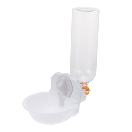 HOMOBABE Automatischer Haustier Wasserspender Großer Fassungsvermögen Wasserhalter Stabiler Trinkbrunnen zum Befestigen Am Käfig für Hunde Katzen Auslaufsicher und Einfach Montierbar von HOMOBABE