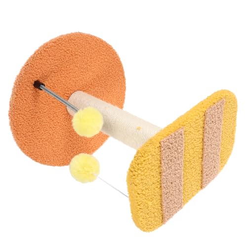 HOMOBABE Cat Scratcher Post Für Katzen Niedlicher Bienen-Design Kratzbaum Mit Sisal Und Spielzeug Für Gesunde Krallenpflege Stabil Und Platzsparend Spielzeug Für Ihre Katze HOMOBABE Cat Scratcher Post Für Katzen Niedlicher Bienen-Design Kratzbaum Mit Sisal Und Spielzeug Für Gesunde Krallenpflege Stabil Und Platzsparend Spielzeug Für Ihre Katze von HOMOBABE