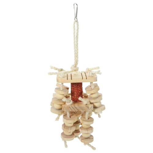 HOMOBABE Farbiges Papageienspielzeug wild hängend Beißspielzeug für Papageienkäfige Kauer Vogelspielzeug zum Aufhängen aus Holz zum Aufhängen von Vögeln hölzern HOMOBABE Farbiges Papageienspielzeug wild hängend Beißspielzeug für Papageienkäfige Kauer Vogelspielzeug zum Aufhängen aus Holz zum Aufhängen von Vögeln hölzern von HOMOBABE