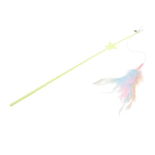 HOMOBABE Federkatze Teaser Lustiger Katzenstock Zauberstab Plüsch Haustier Angelrute für Katzen Kätzchen Teaser attraktive Neckereien pp Light Green HOMOBABE Federkatze Teaser Lustiger Katzenstock Zauberstab Plüsch Haustier Angelrute für Katzen Kätzchen Teaser attraktive Neckereien pp Light Green von HOMOBABE