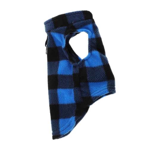 HOMOBABE Fleece Hundeweste für Herbst und Winter Warme Süße Hundeweste im Karierten Design für Kleine und Mittelgroße Hunde von HOMOBABE