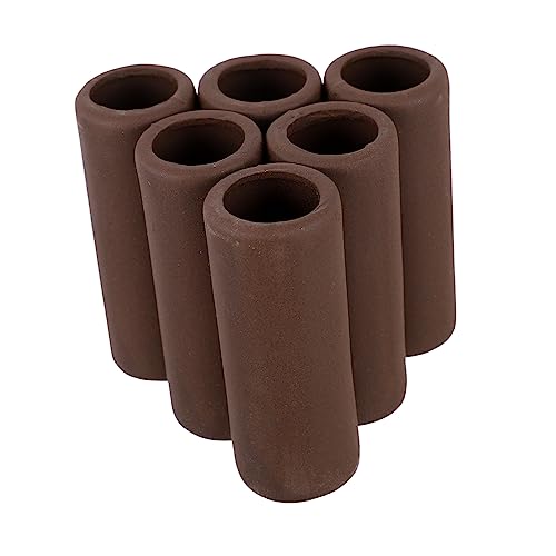 HOMOBABE Fluchtloch im Aquarium aquariumdeko Aquarium Dekoration Fish Tank Landscape Zubehör für Aquarien klein Haushalts-Aquarium-Höhle Aquarienversorgung Keramik Brown von HOMOBABE