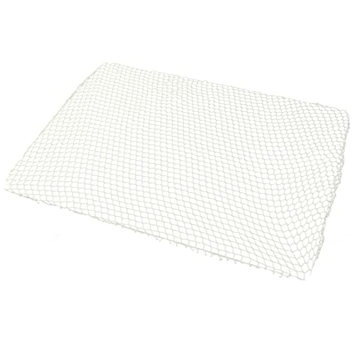 HOMOBABE Fluchtnetz für Schildkröten Deckel Kühler Sich aalen Tasche fangen teichabdecknetze käfig Abdeckung Tankschutznetz Ausbruchsicheres Netz in Schildkrötenform Baumwollseil Weiß von HOMOBABE