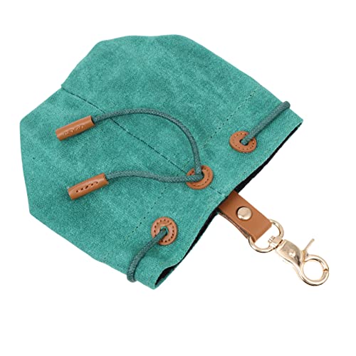 HOMOBABE Futterautomat Für Haustiere Snack-Taschen Tasche Für Tiernahrung Tasche Behandeln Snackbeutel Für Das Hundetraining Halter Hündchen Leckereien Hundefutterbeutel Segeltuch Green von HOMOBABE