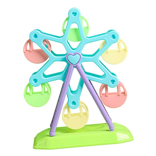 HOMOBABE Futterspielzeug für Vögel Ausbildung Papageienspielzeug Papageien vogelkäfig zubehör vogelzubehör für käfig Riesenrad Vogelspielzeug Käfig Papagei Plastik von HOMOBABE